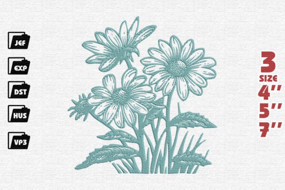 Daisies Flower Embroidery: A Designer’s Review