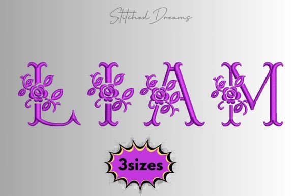 Evaluating Liam Name Embroidery Design for Etsy Shops