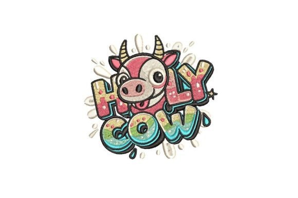 Holy Cow 2 Embroidery Design Review for Boutique Sweatshirts