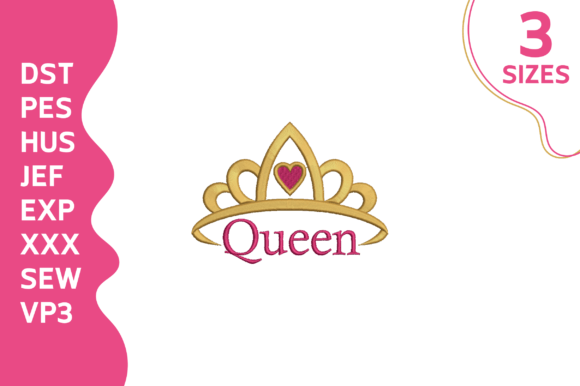 Queen Crown Embroidery Design Review for Etsy Sellers