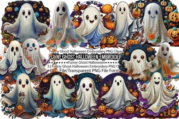 Review: Funny Ghost Halloween Embroidery PNG for Merch