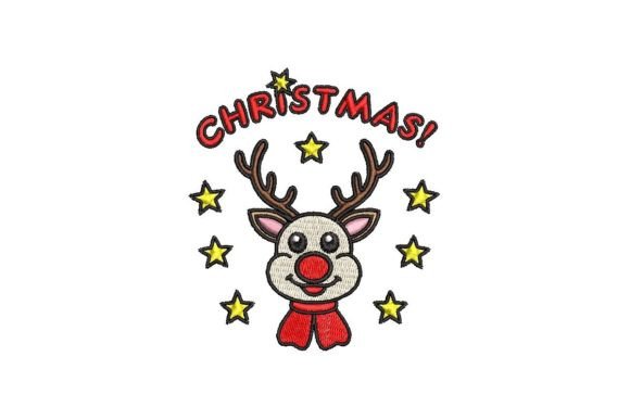 Review: Jolly Christmas Elk Embroidery Design