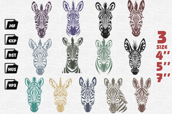 Review: Set of 13 African Zebra Embroidery for Gifts