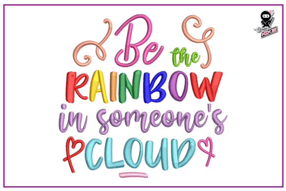 Reviewing Be the Rainbow Embroidery for Boutique Sweatshirts