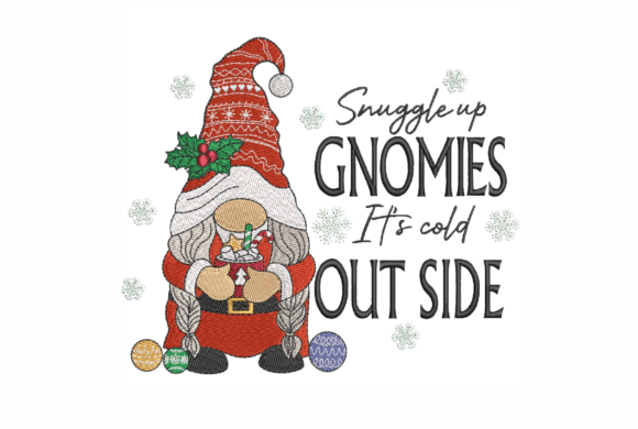 Reviewing the Christmas Gnome Embroidery Design