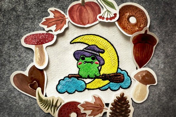 Reviewing the Halloween Frog Machine Embroidery Design
