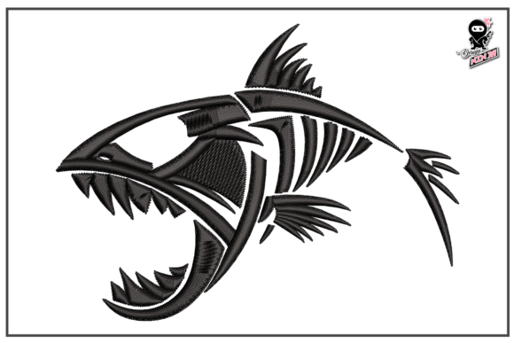 Reviewing the Piranha Silhouette Embroidery Design